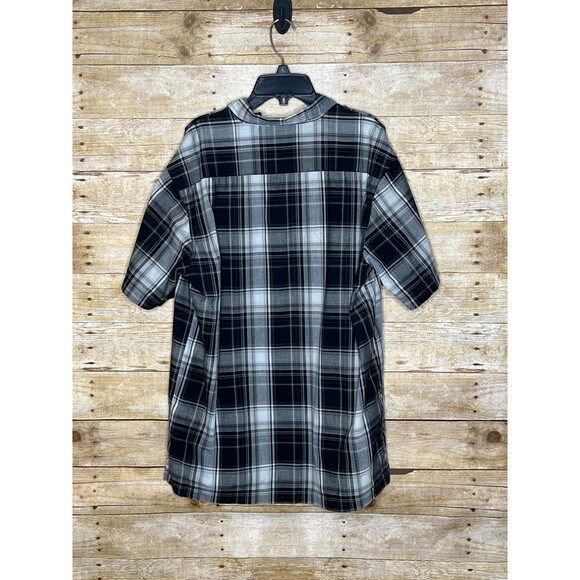 DICKIES PLAID EVERYDAY STREETWEAR WORK WEAR CASUAL BUTTON UP SHIRT COLLARED - Picture 2 of 2